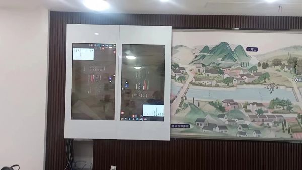 河南某展厅OLED透明拼接屏案例