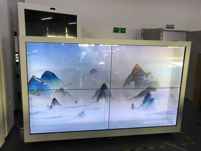 55寸2*2透明拼接柜